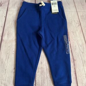 NWT-Ralph Lauren Polo  Royal Blue  Sweatpants Size 3T